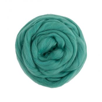 Шерсть для валяния" 100% полутонкая шерсть 50 г №3855 мята - Ставропольский кардочёс