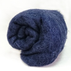 Ставропольский кардочес цвет темно синий 50 грамм - Ставропольский кардочёс