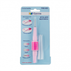 Иглы для валяния (фелтинга) в блистере (№40 тонкие) - Ставропольский кардочёс