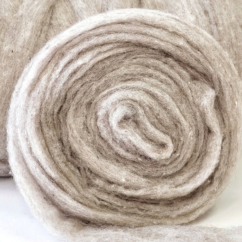 Ставропольский кардочес для валяния цвет бежевый 50 грамм - Ставропольский кардочёс