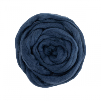 Шерсть для валяния" 100% полутонкая шерсть 50 г №1608 джинсовый - Ставропольский кардочёс