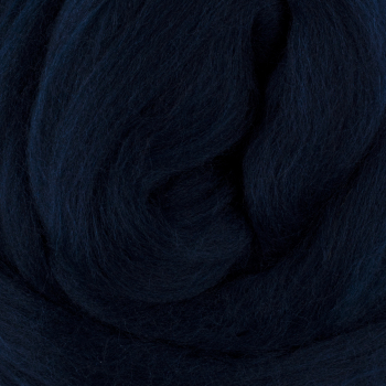 Шерсть для валяния" 100% мериносовая шерсть 50 г №0100 т. синий - Ставропольский кардочёс