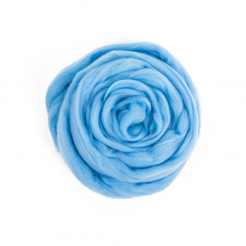 Шерсть для валяния" 100% мериносовая шерсть 50 г №0300 светло-голубой - Ставропольский кардочёс